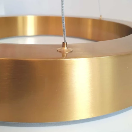 Lampa wisząca CIRCLE 100 LED mosiądz szczotkowany 100 cm - ST-8848-100 brass - Step Into Design